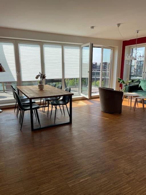 Penthouse-Wohnung Mit Flussblick 奥尔登堡 外观 照片